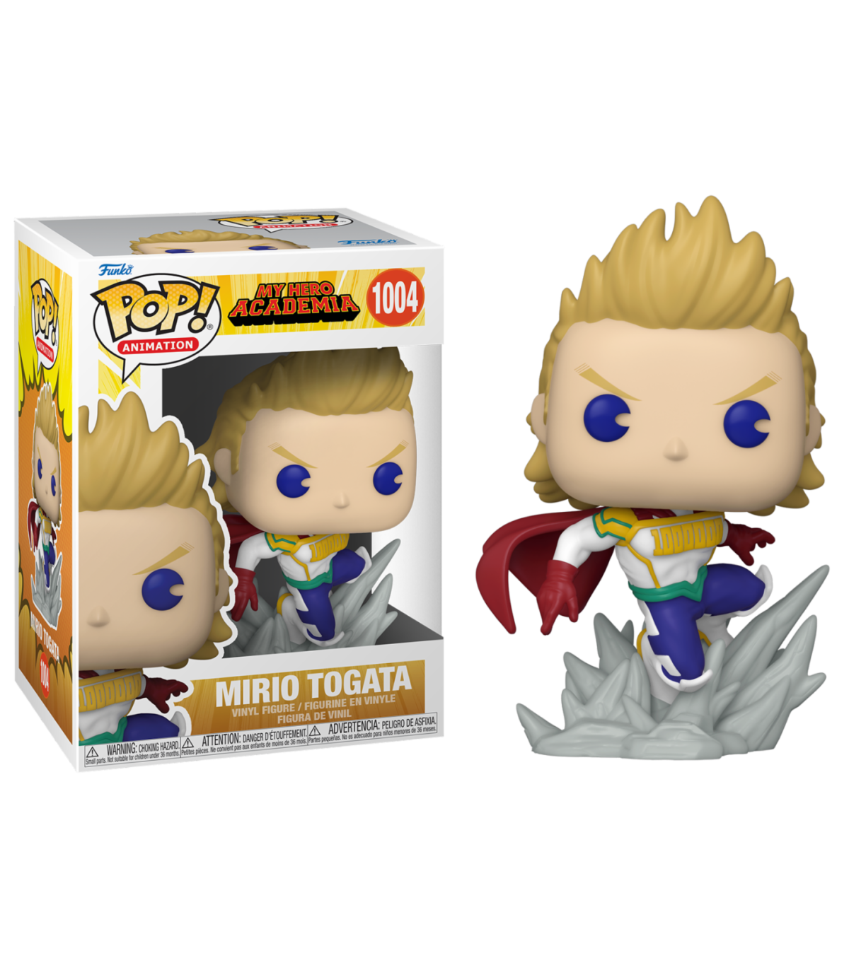 Figurine Pop Mirio Togata – L'indestructible de Yuei