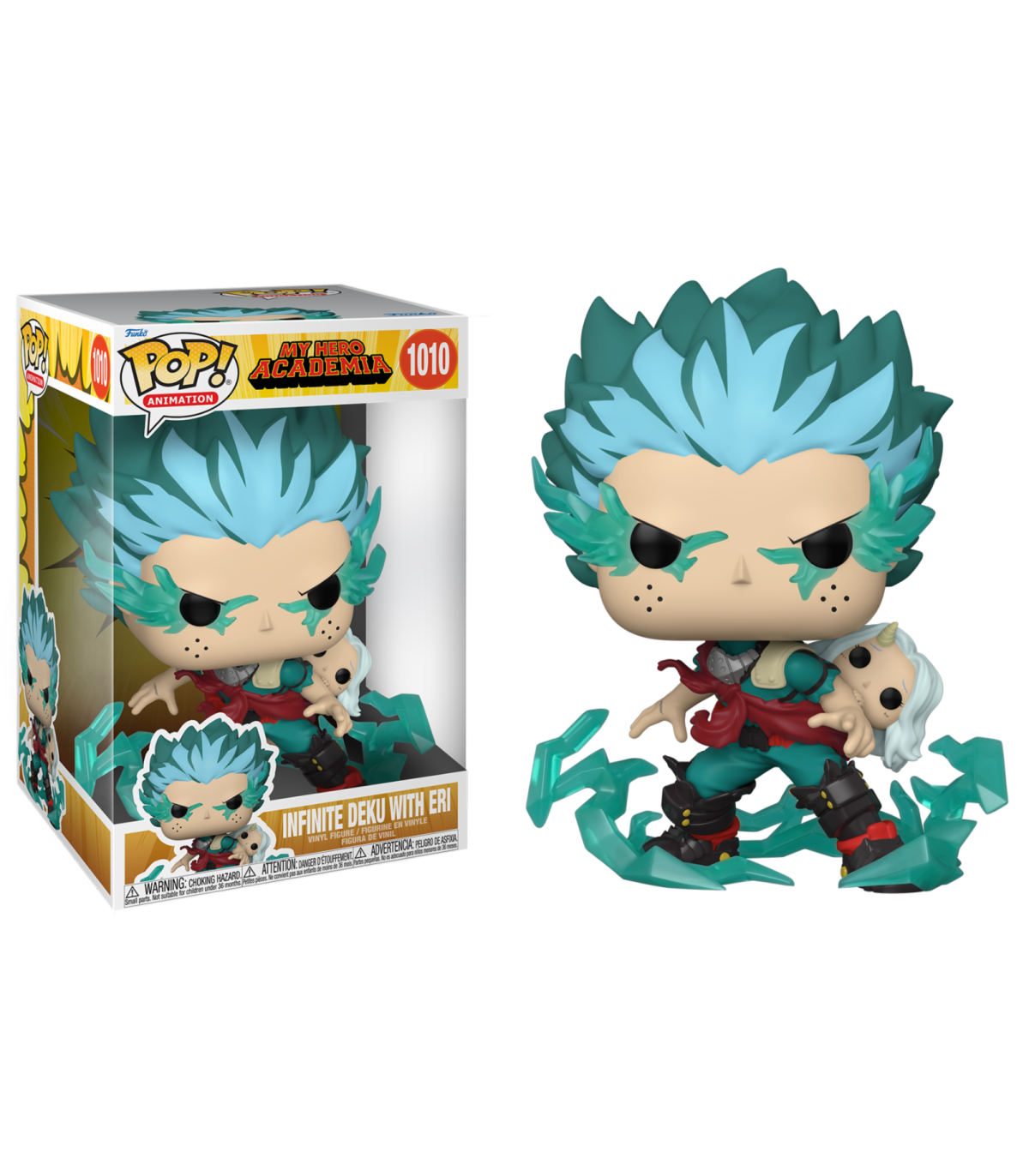MY HERO ACADEMIA - FIGURINE POP N° 1010 - INFINITE DEKU WITH ERI