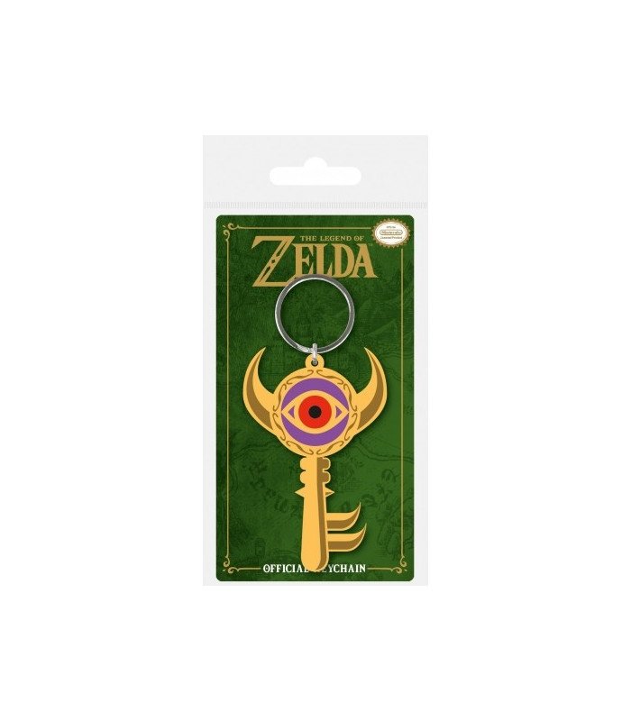 Porte-clés Boss Key – The Legend of Zelda – 4,5 x 6 cm, en caoutchouc.