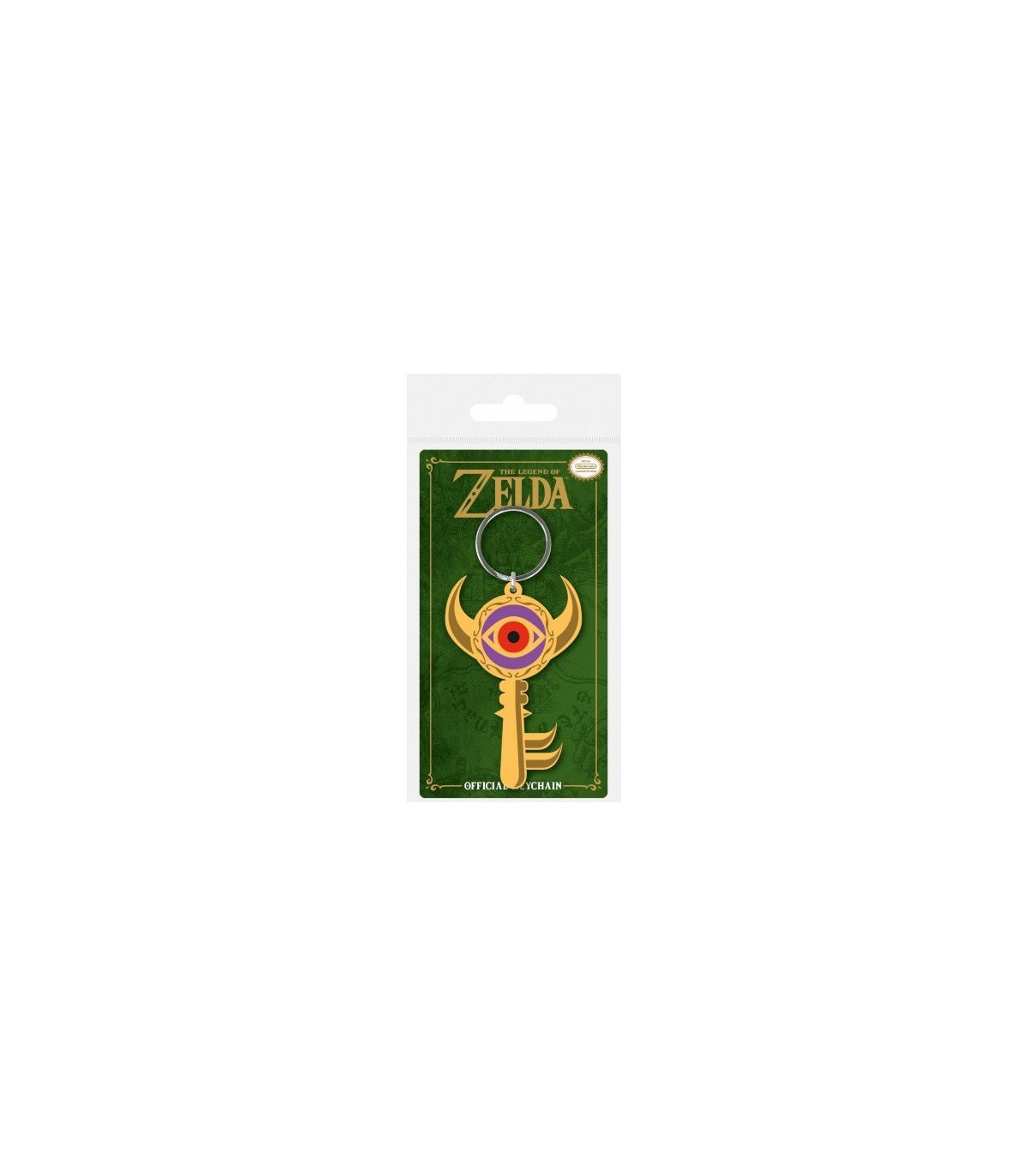 Porte-clés Boss Key – The Legend of Zelda – 4,5 x 6 cm, en caoutchouc.