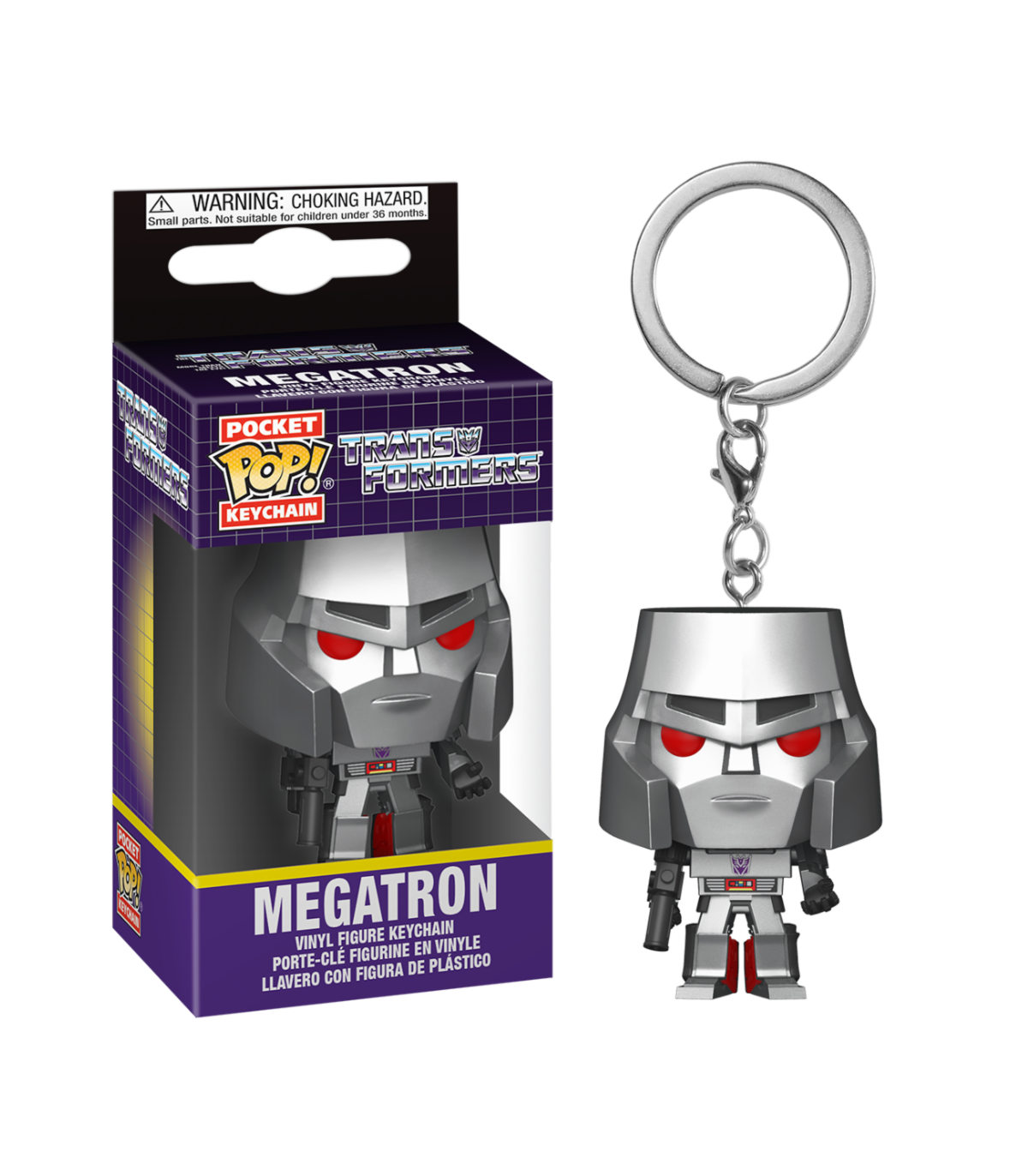 TRANSFORMERS - PORTE CLES POCKET POP - MEGATRON
