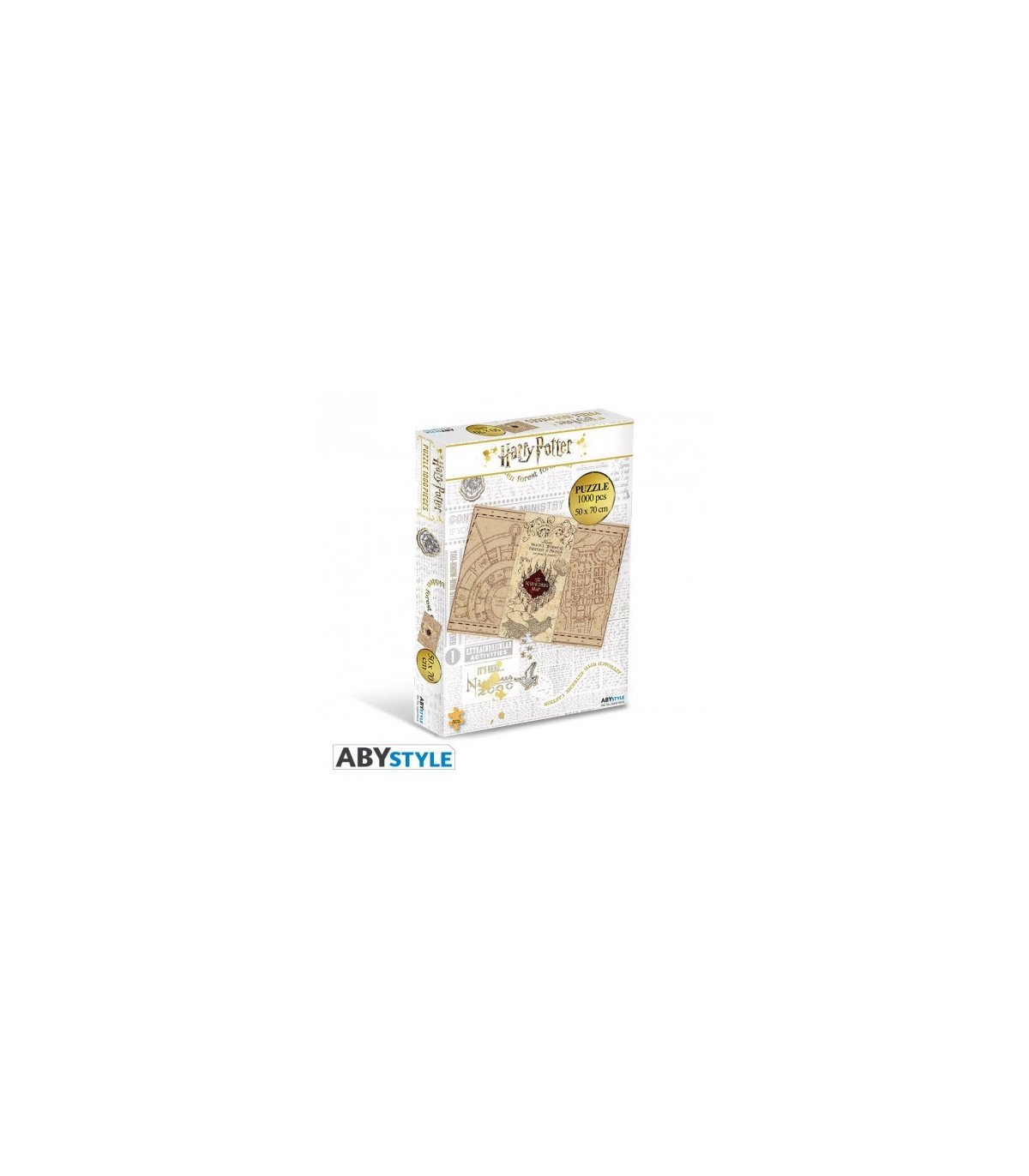 Puzzle Harry Potter Carte du Maraudeur | 1000 pièces de malice