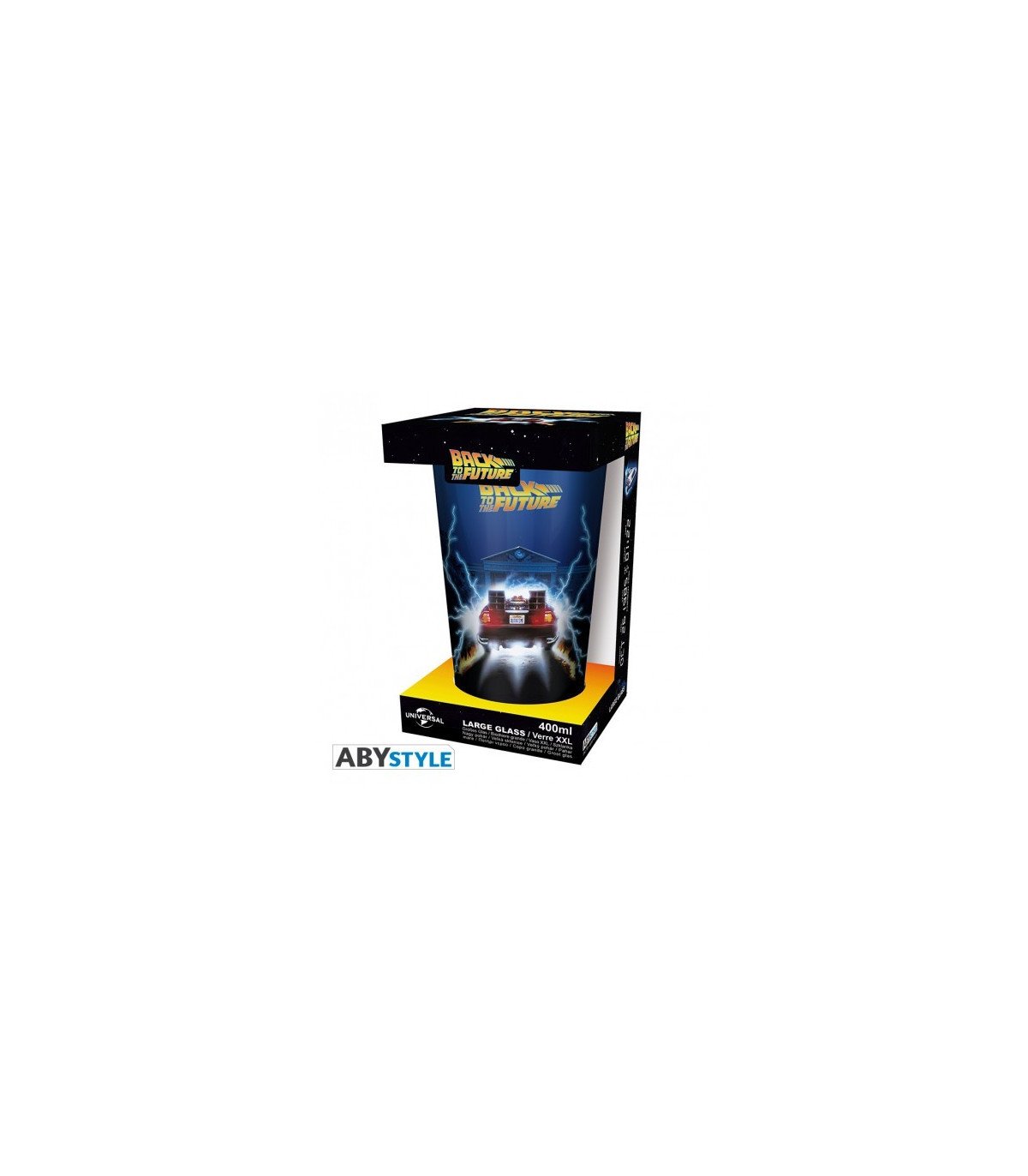 RETOUR VERS LE FUTUR - VERRE XXL - DELOREAN 400 ML
