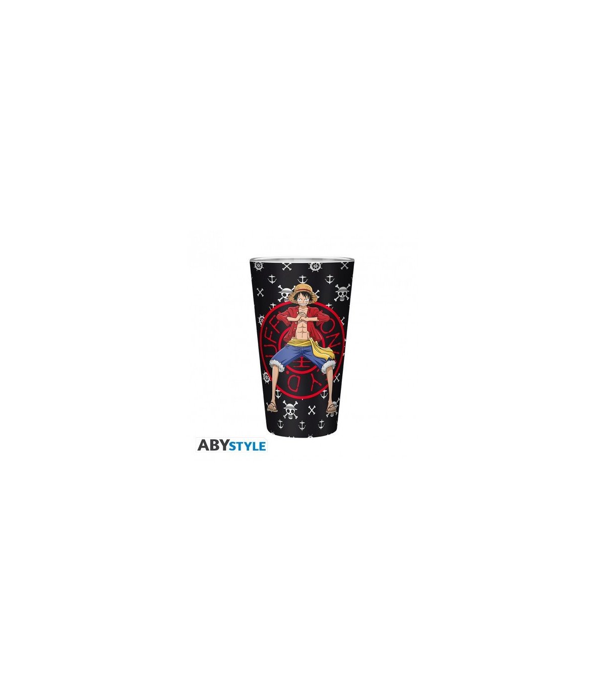 One Piece Verre XXL Luffy 400 Ml Par Abystyle