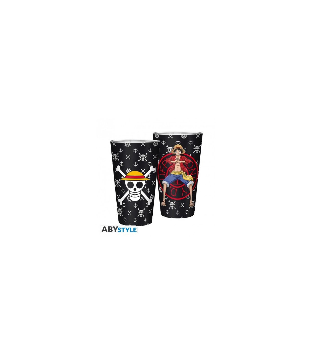 One Piece Verre XXL Luffy 400 Ml Par Abystyle