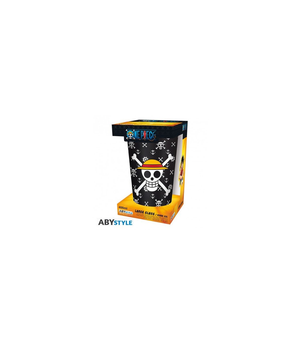 One Piece Verre XXL Luffy 400 Ml Par Abystyle