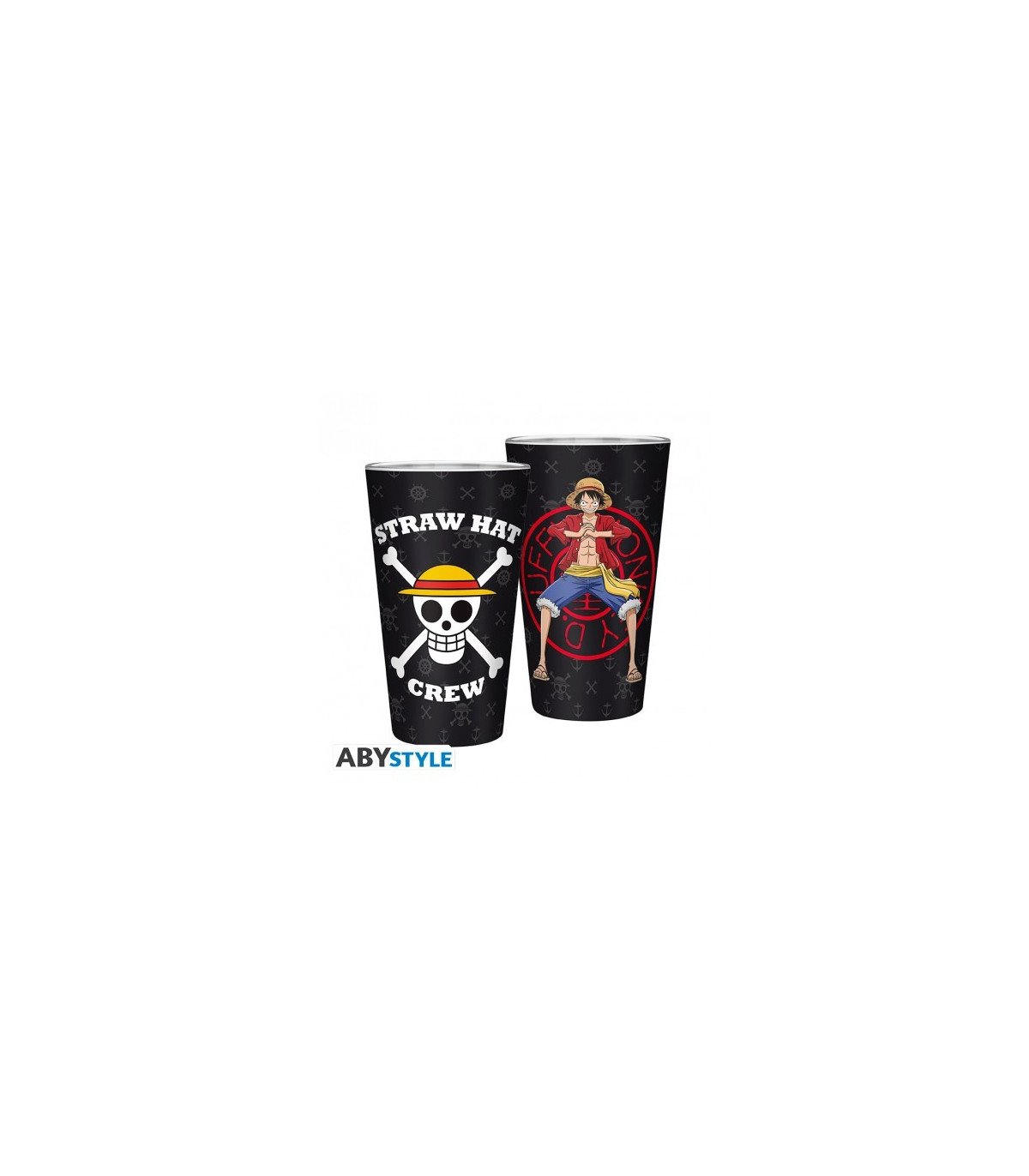 ONE PIECE - PCK - VERRE XXL  PINS ET CARNET SKULL