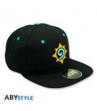 Casquette noire snapback avec rosace Hearthstone brodée – ABYstyle – 100 % polyester
