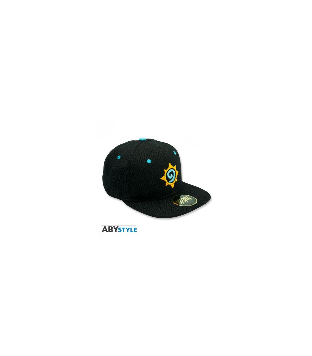 Casquette noire snapback avec rosace Hearthstone brodée – ABYstyle – 100 % polyester