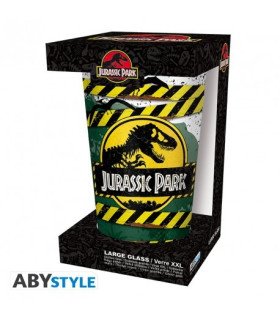 Jurassic Park - Verre XXL 'Danger High Voltage' 400 Ml Par Abystyle