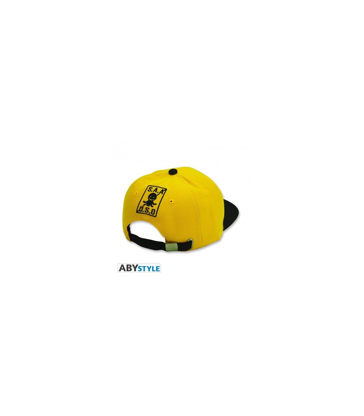 ASSASSINATION'S CLASSROOM - KORO - CASQUETTE SNAPBACK- NOIR & JAUNE