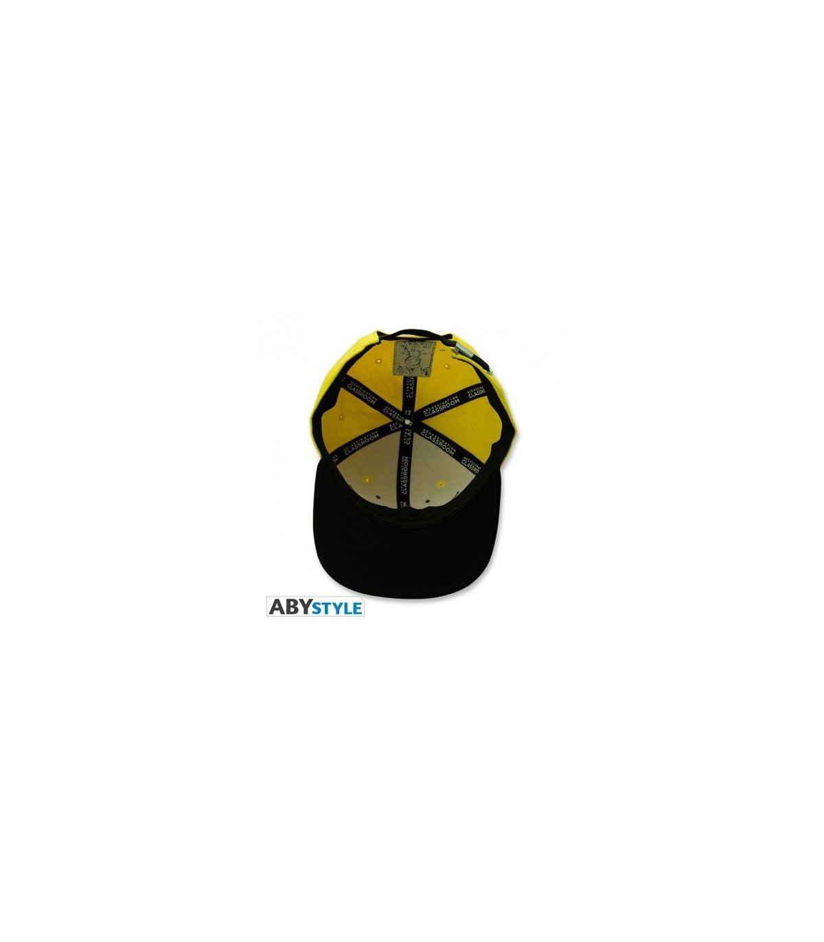 ASSASSINATION'S CLASSROOM - KORO - CASQUETTE SNAPBACK- NOIR & JAUNE