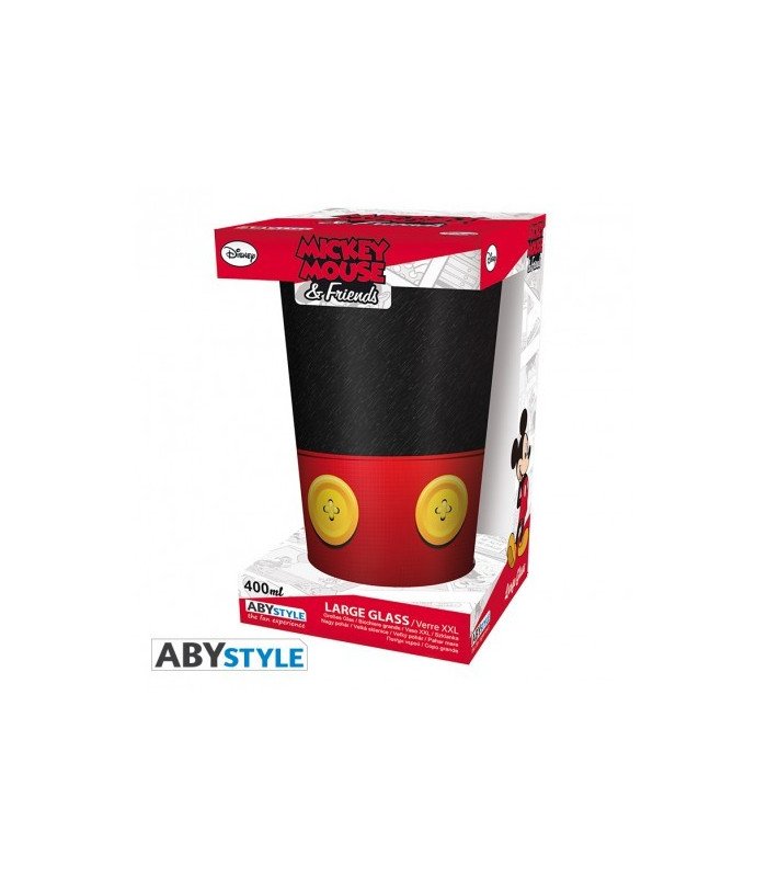 Verre Disney – Modèle Mickey matte – 400 ml – Verre haute qualité