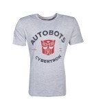 T-shirt gris homme avec logo Autobots Transformers effet fondu – 100 % coton