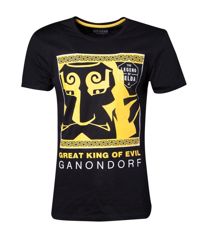T-shirt noir The Legend of Zelda représentant Ganondorf - King of Evil