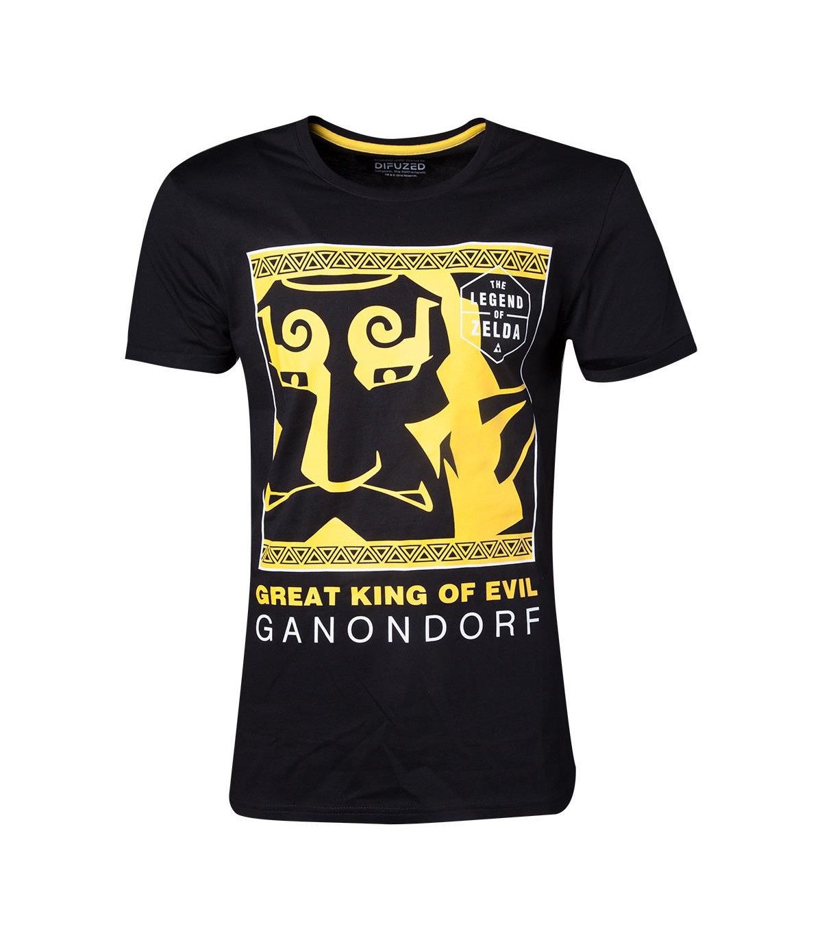 T-shirt noir The Legend of Zelda représentant Ganondorf - King of Evil