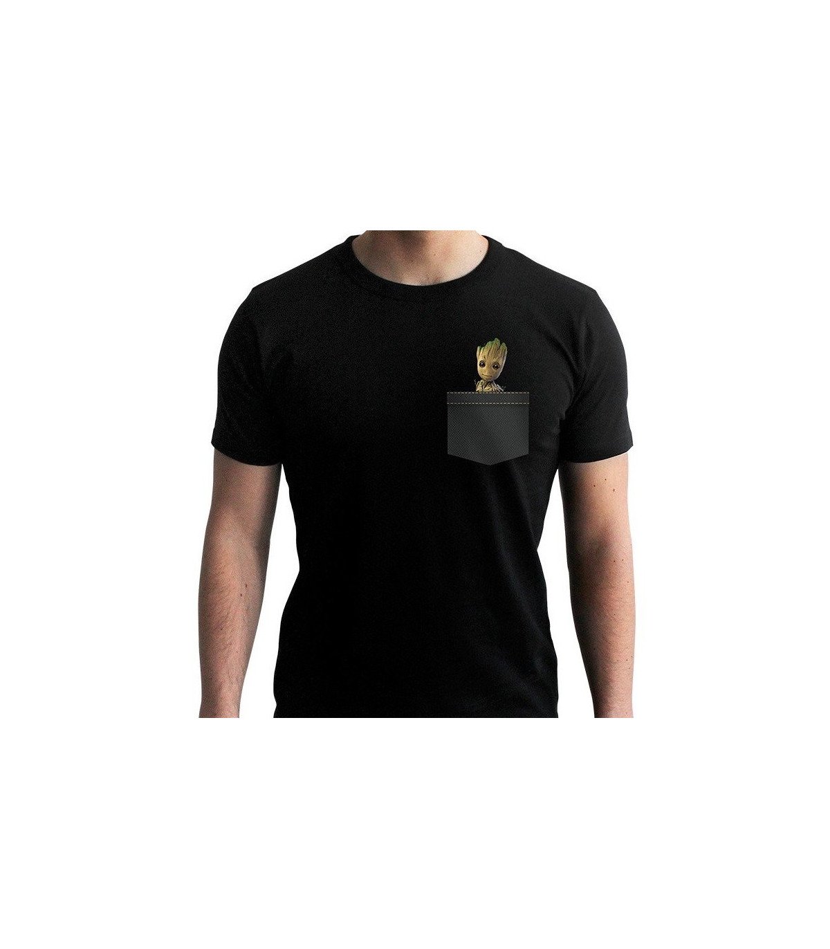 T-shirt homme avec petit Groot dans la poche – Marvel
