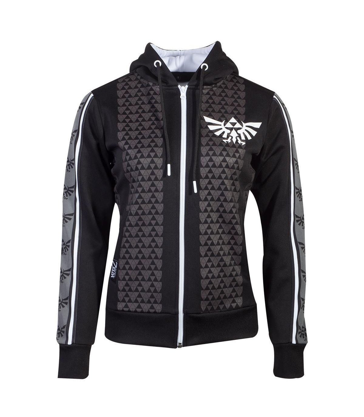 Sweat femme The Legend of Zelda avec capuche, logo Hyrule, 100 % polyester