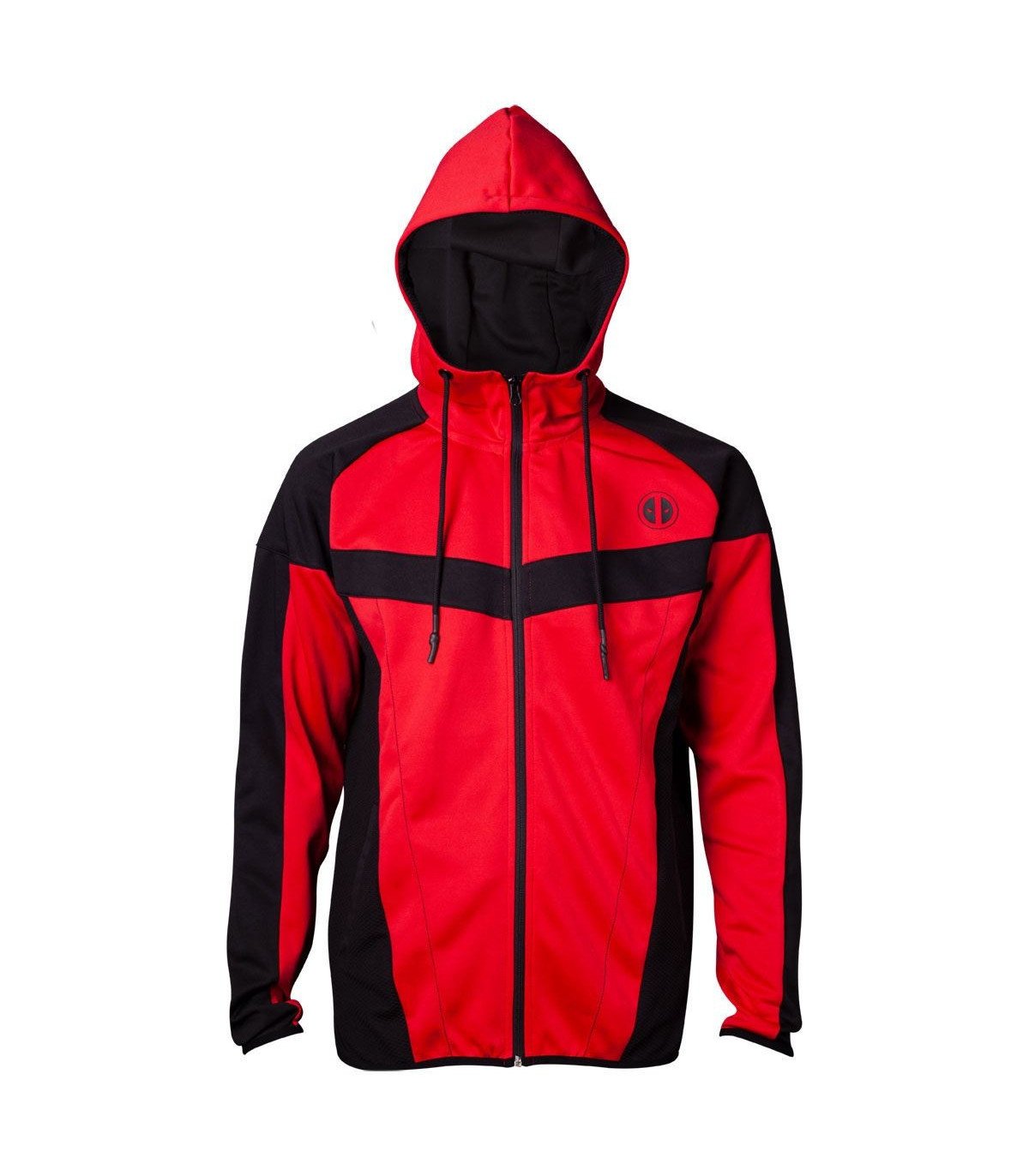 Sweat à capuche zippé Marvel avec motif Deadpool, 100 % polyester