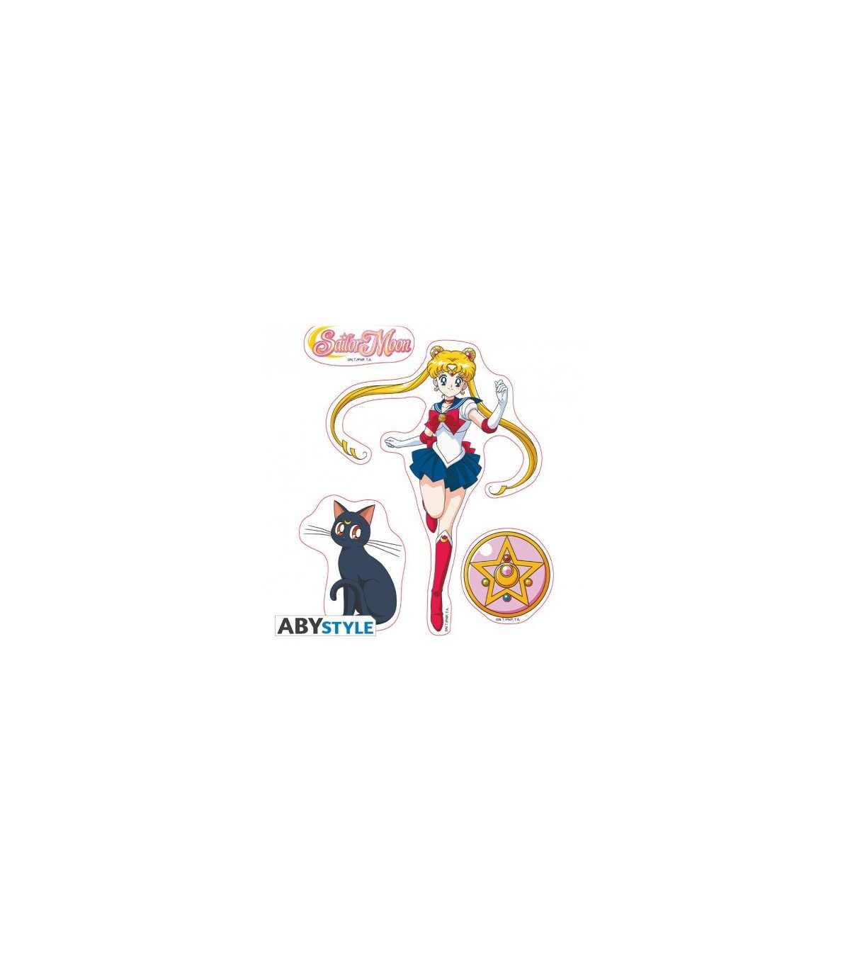 Sailor Moon Stickers | 2 Planches 16 x 11 cm Officielles