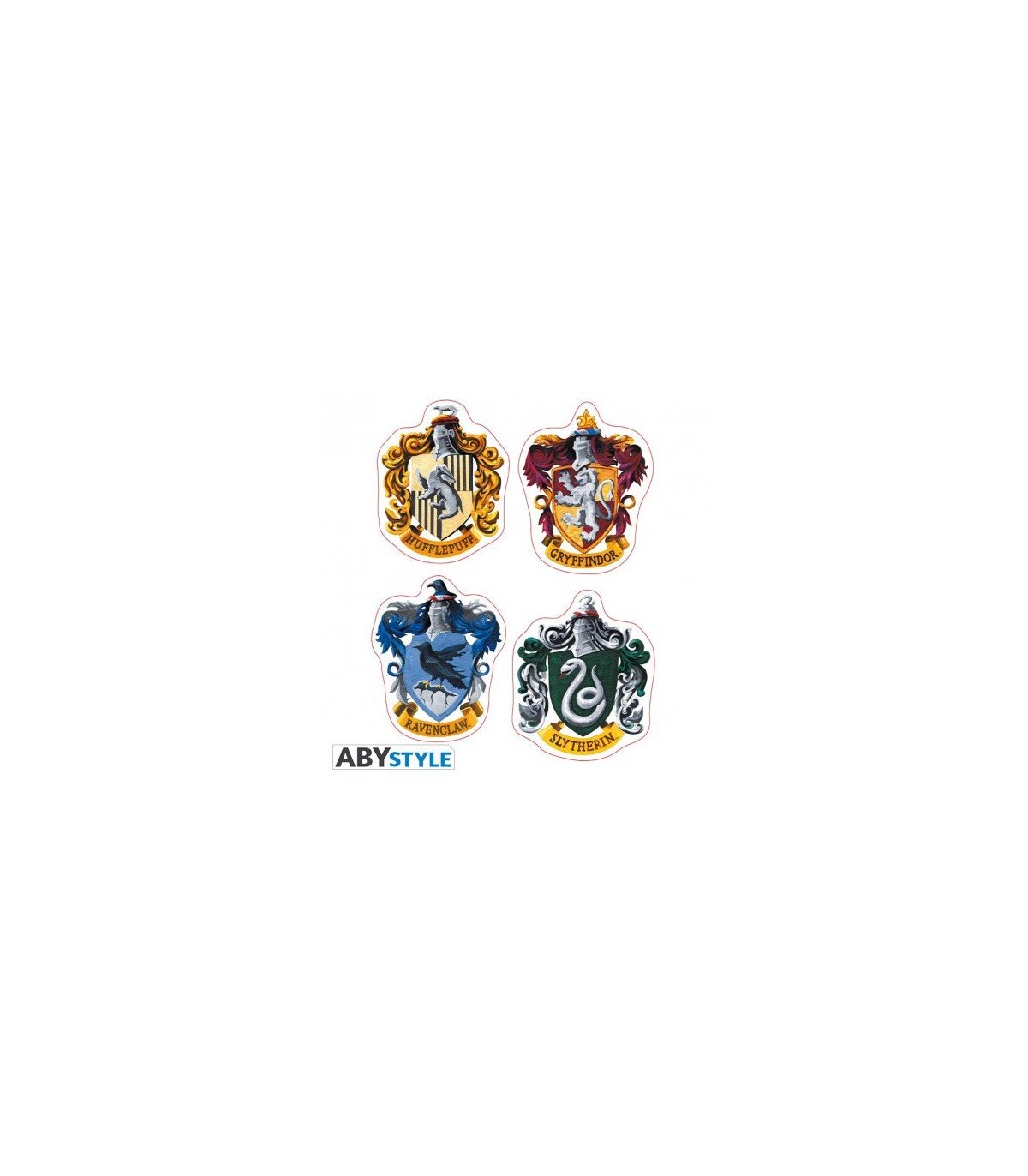Harry Potter | Stickers Poudlard Maisons – Lot de 2 planches