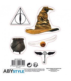 HARRY POTTER - OBJETS MAGIQUES - STICKERS - STICKERS - 16X11CM/ 2 PLANCHES