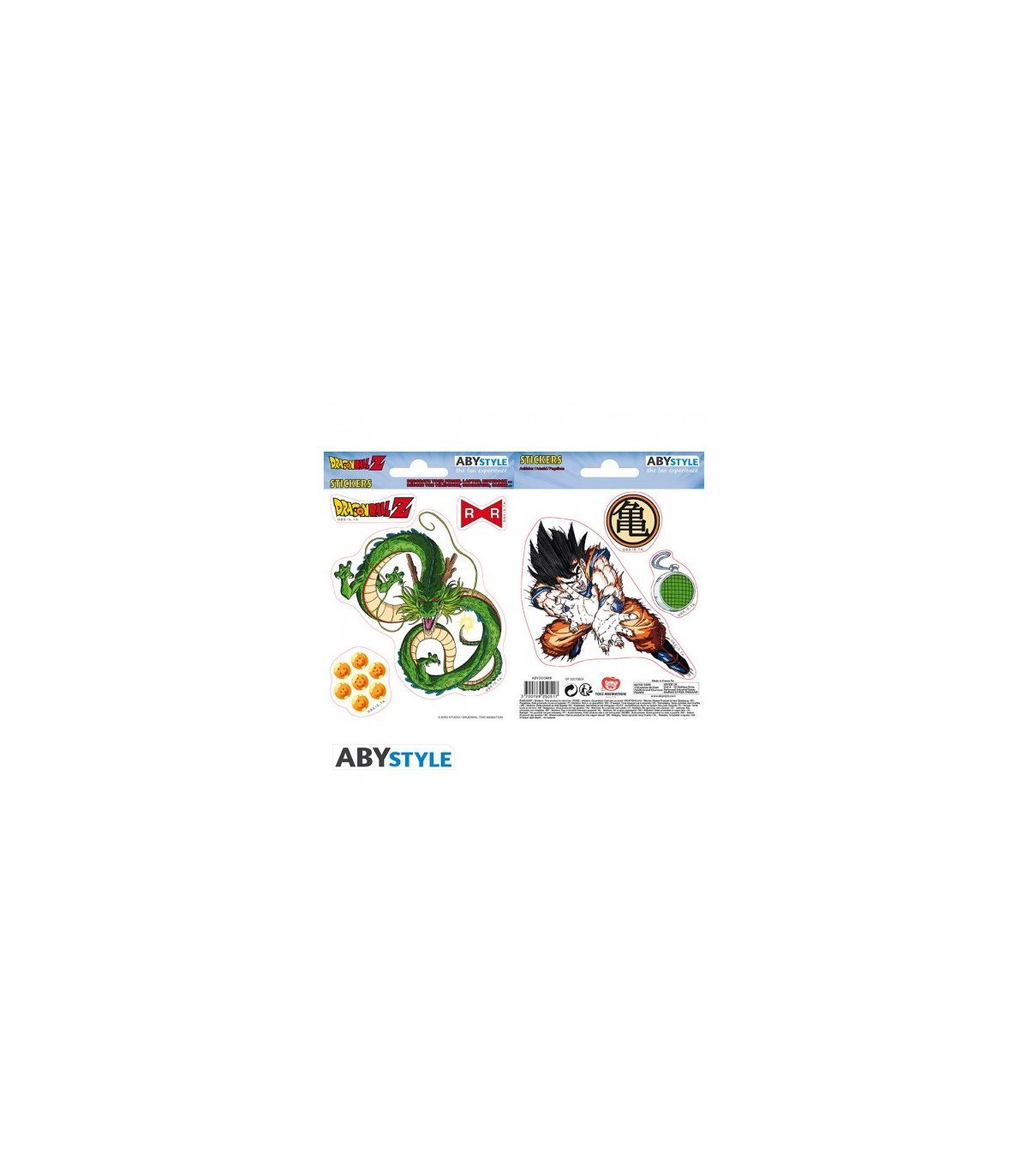 Stickers Dragon Ball – Goku et Shenron en version mini à coller partout