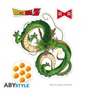 Stickers Dragon Ball Shenron | 2 planches de vœux collants