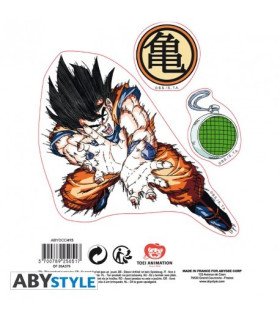 Stickers Dragon Ball Shenron – 2 planches d’invocations adhésives