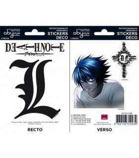 Planche de mini-stickers Death Note – 2 planches 16 x 11 cm – Officiel ABYstyle