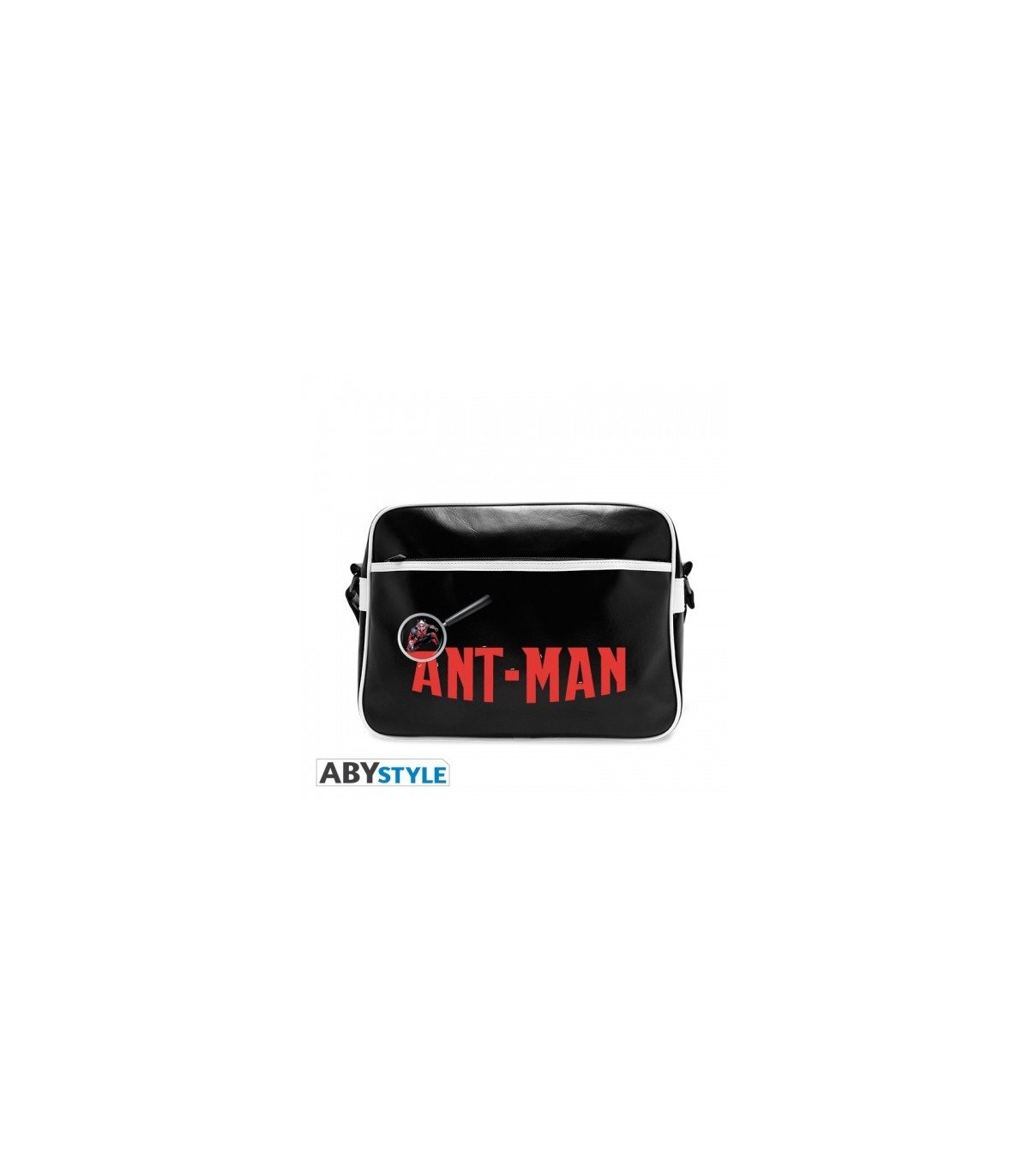 Sac besace inspiré de l’univers Marvel – Design Ant-Man – Compartiment spacieux – 65 % polyuréthane / 35 % polyester