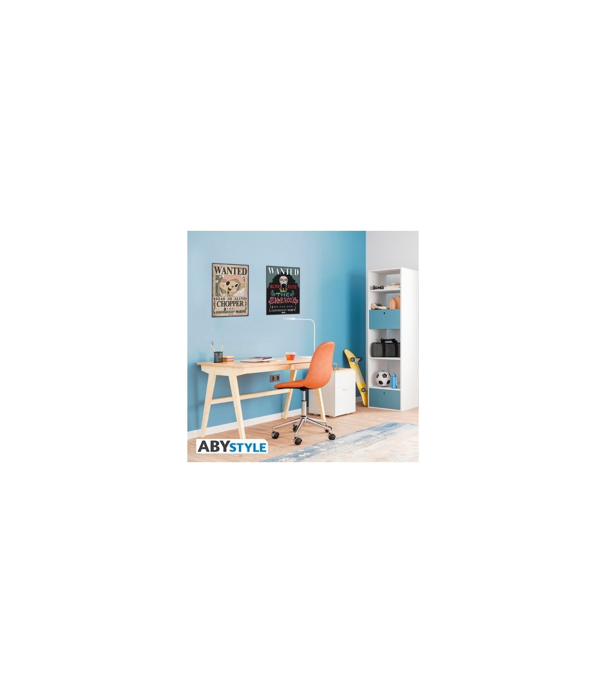 One Piece Wanted Brook & Chopper – Set 2 Chibi Posters