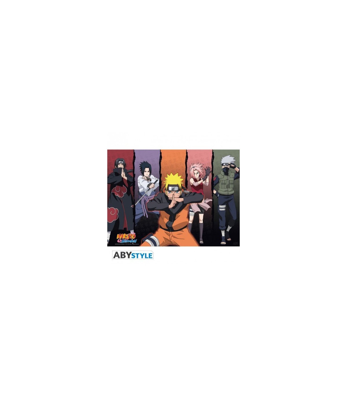Posters Naruto Shippuden Chibi Set | 2 affiches groupes trop stylées