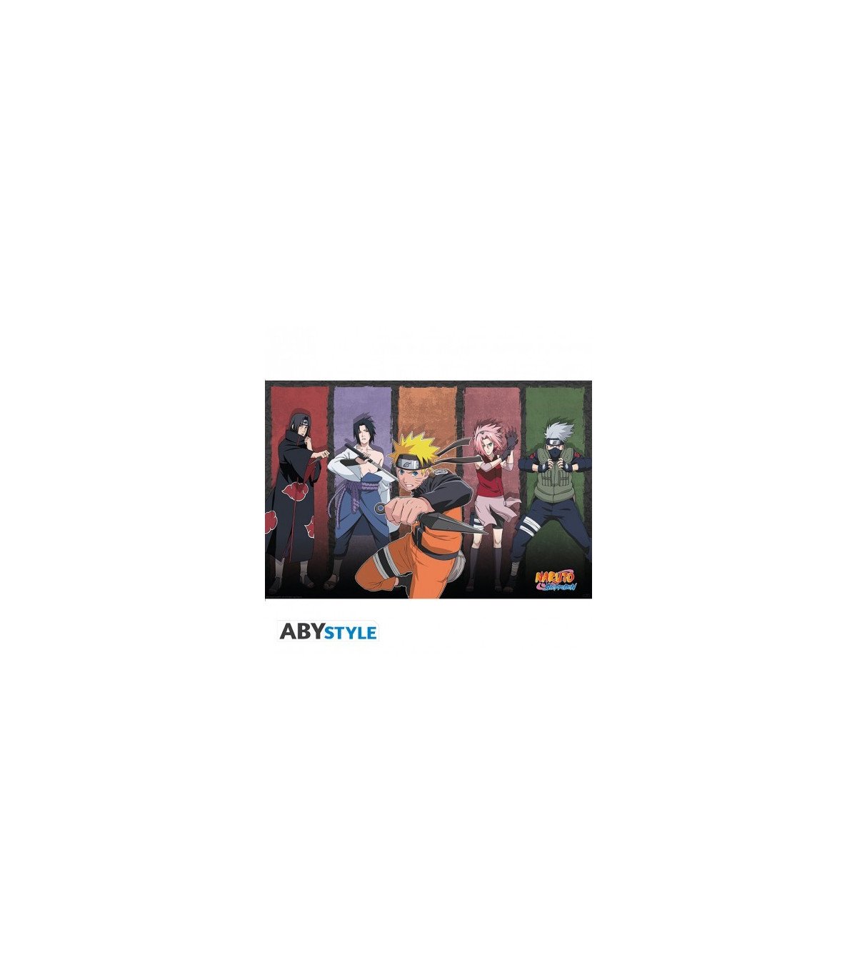 Poster Naruto Shippuden – Naruto & Allies – Format 91,5 x 61 cm