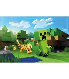 Poster Minecraft Ocelot – Le félin pixelisé qui veille sur ton mur