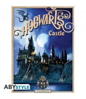 HARRY POTTER - RETRO POUDLARD & DIAGON - SET 2 CHIBI POSTERS 52X38
