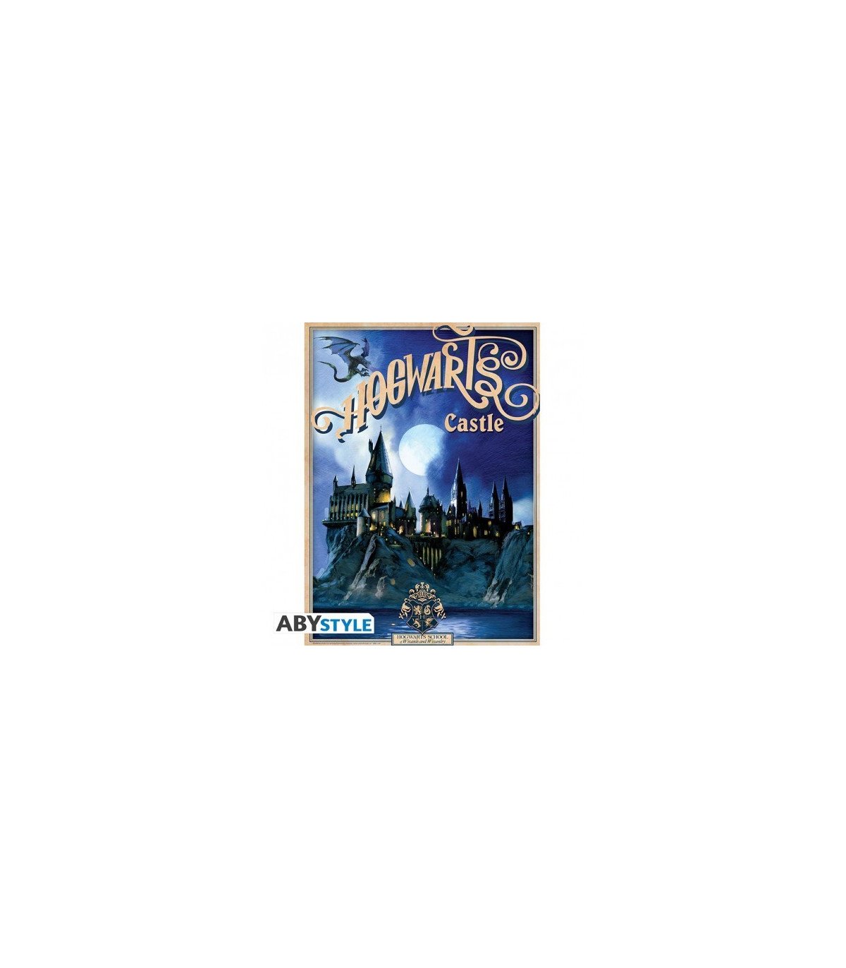 HARRY POTTER - RETRO POUDLARD & DIAGON - SET 2 CHIBI POSTERS 52X38