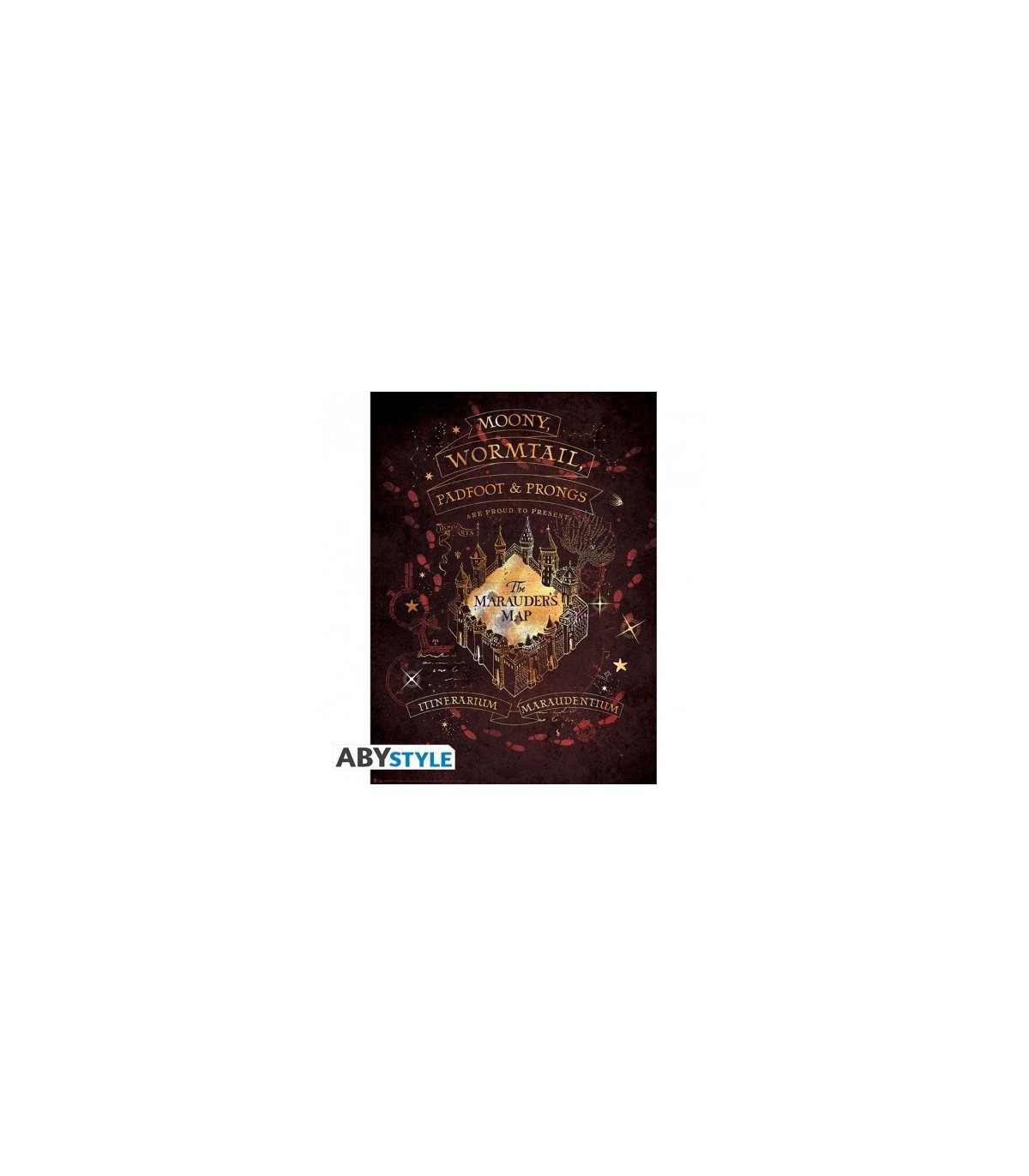 HARRY POTTER - BLASON & MARAUDEURS - SET 2 CHIBI POSTERS 52X38
