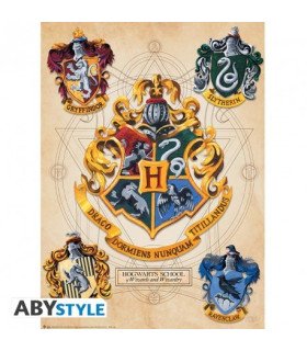 HARRY POTTER - BLASON & MARAUDEURS - SET 2 CHIBI POSTERS 52X38