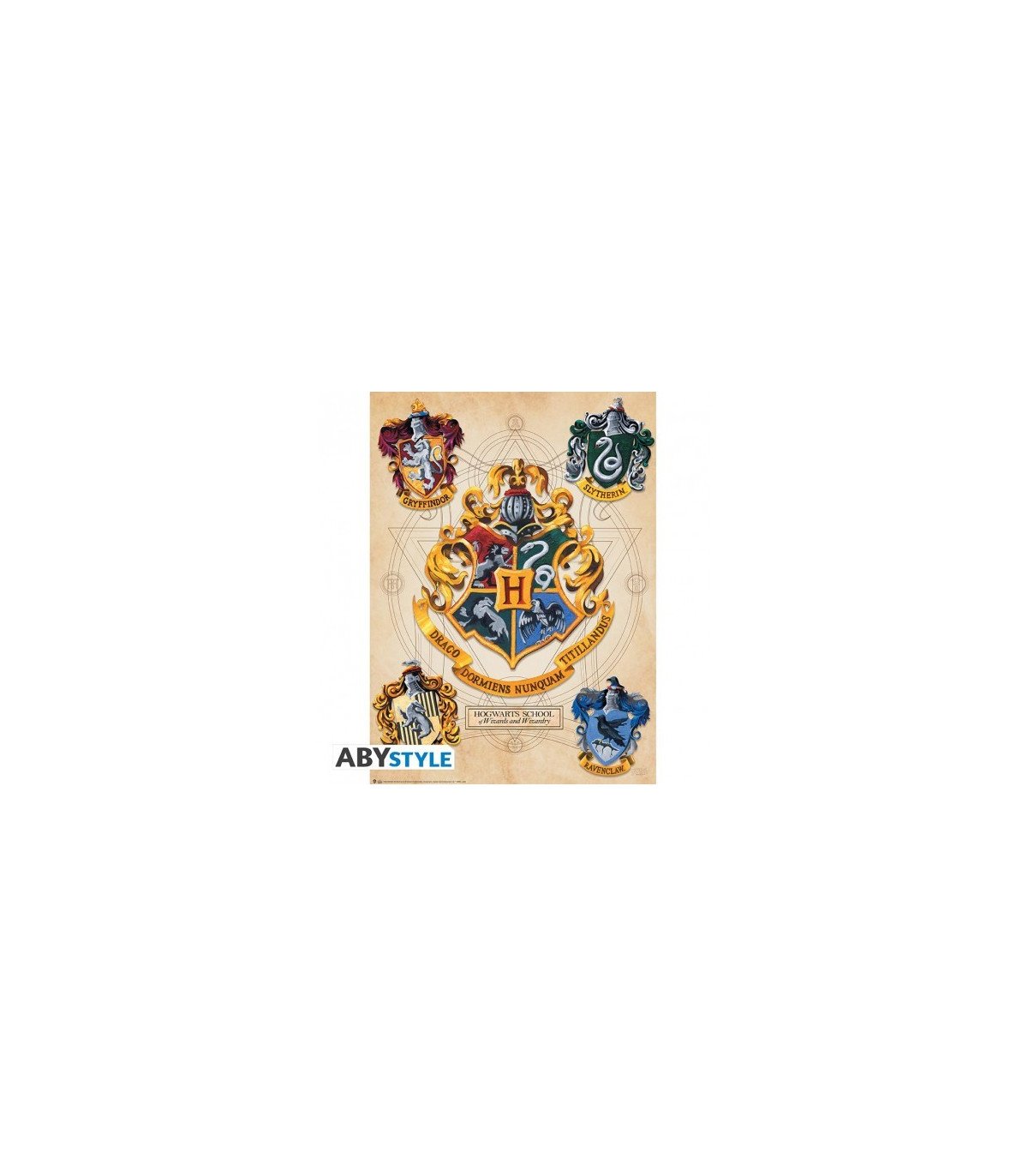 HARRY POTTER - BLASON & MARAUDEURS - SET 2 CHIBI POSTERS 52X38