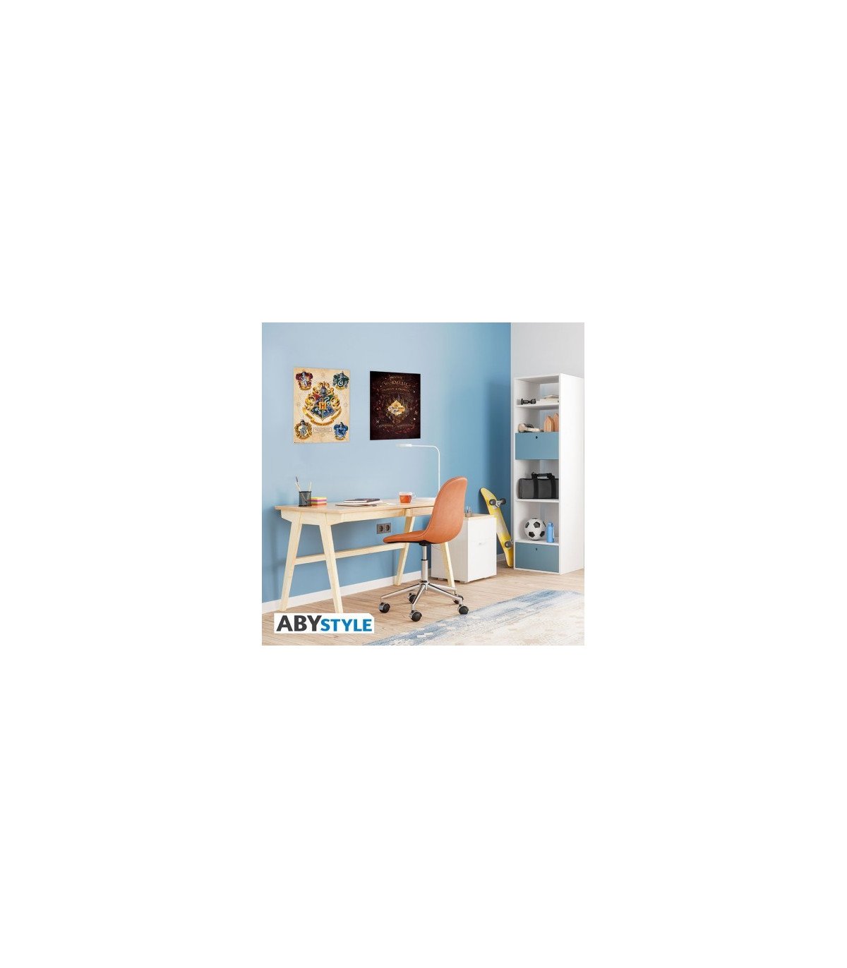 HARRY POTTER - BLASON & MARAUDEURS - SET 2 CHIBI POSTERS 52X38