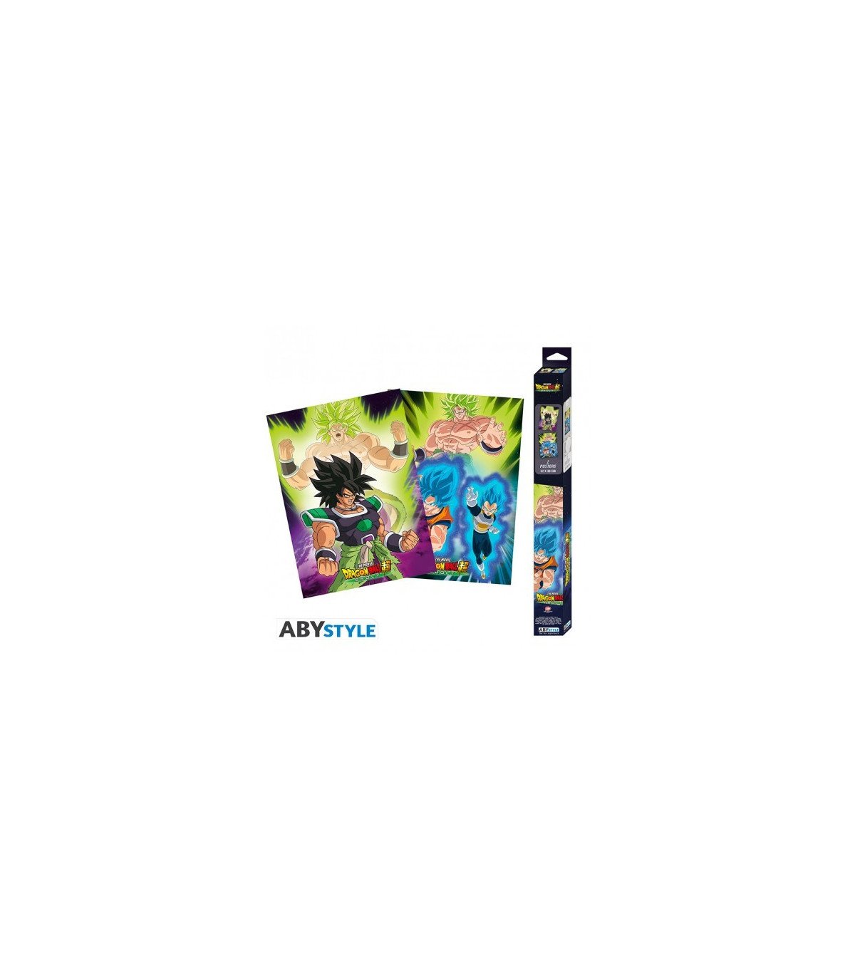 Dragon Ball Broly – Set 2 Chibi Posters | Le Super Saiyan Légendaire