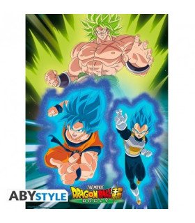 Dragon Ball Broly – Set 2 Chibi Posters 52x38 | La Fureur du Super Saiyan !