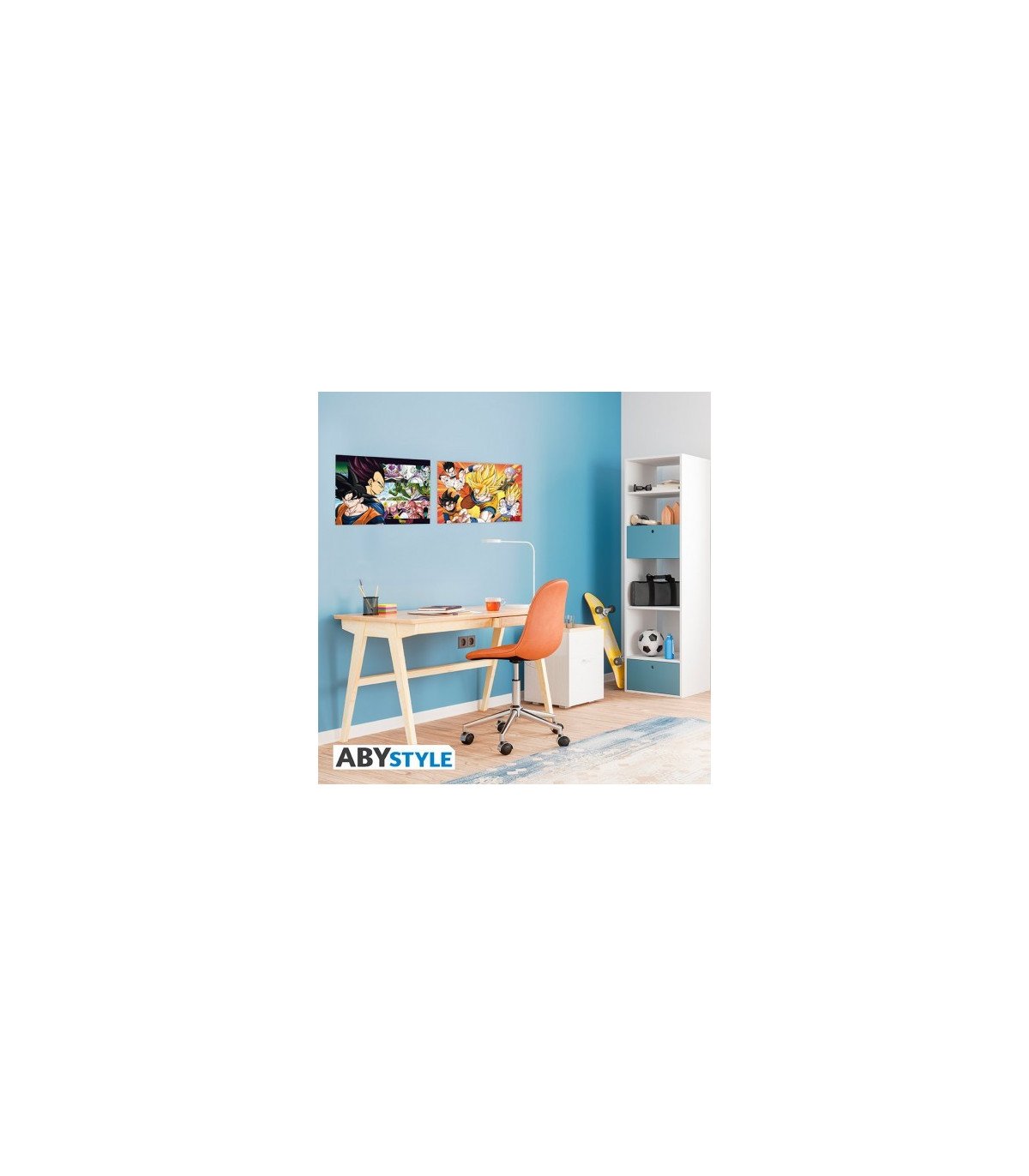 DRAGON BALL - SAIYANS  - SET 2 CHIBI POSTERS 52X38