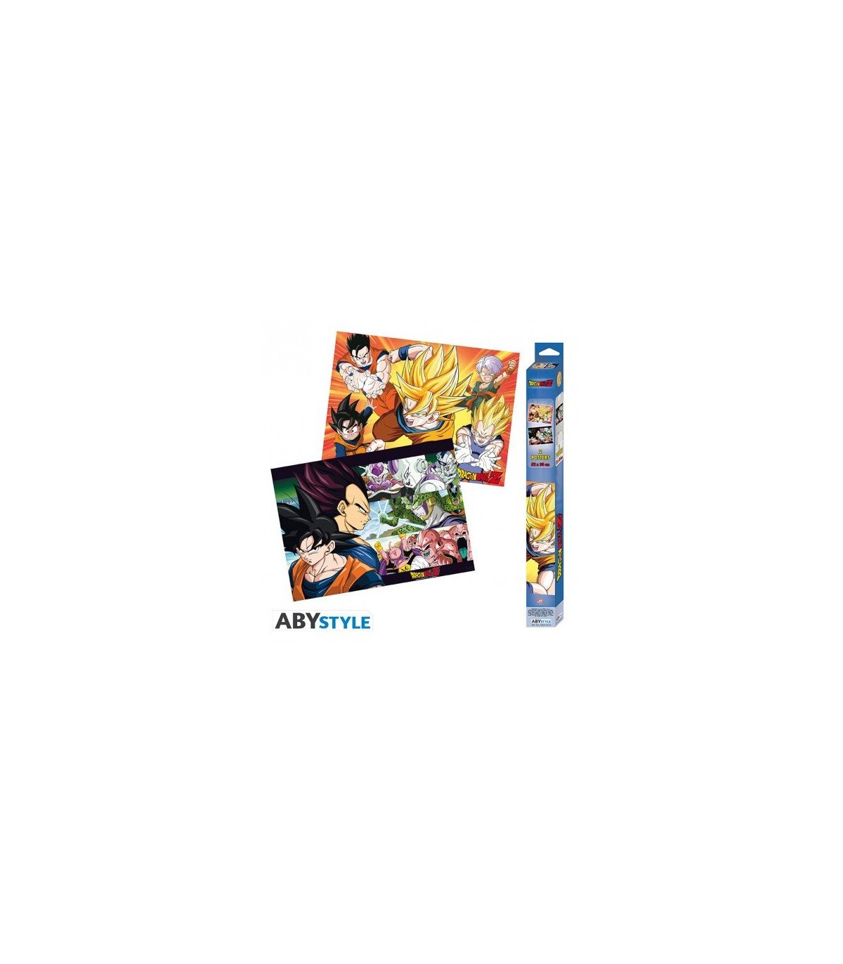 DRAGON BALL - SAIYANS  - SET 2 CHIBI POSTERS 52X38