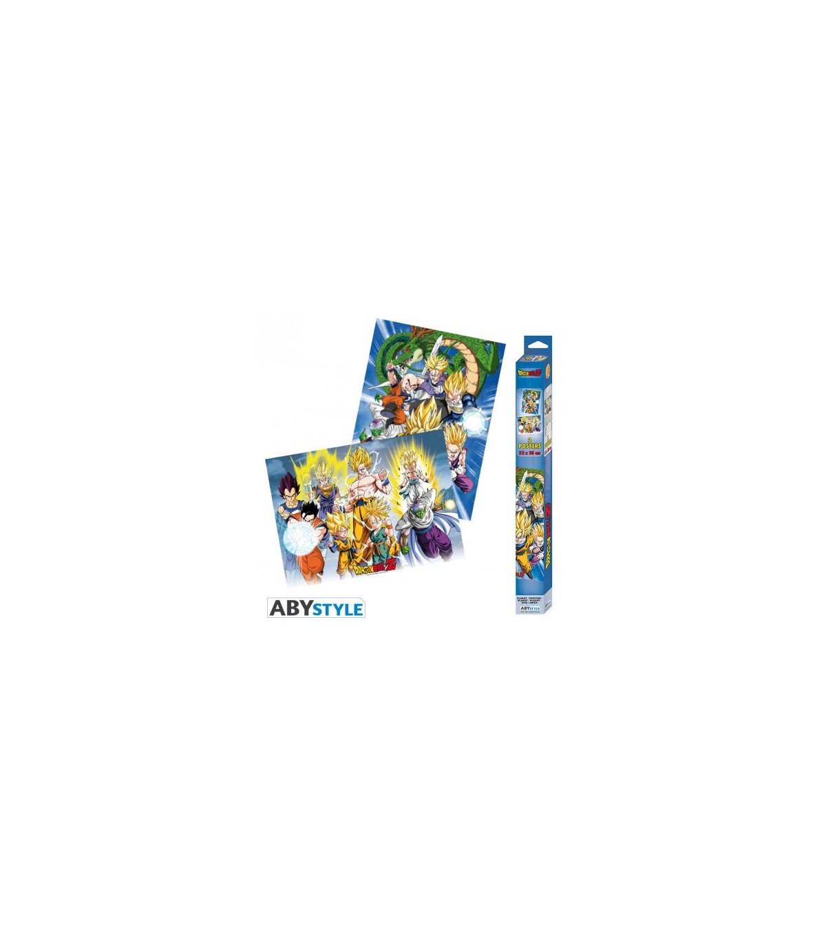 DRAGON BALL - GROUPES - SET 2 CHIBI POSTERS  52X38