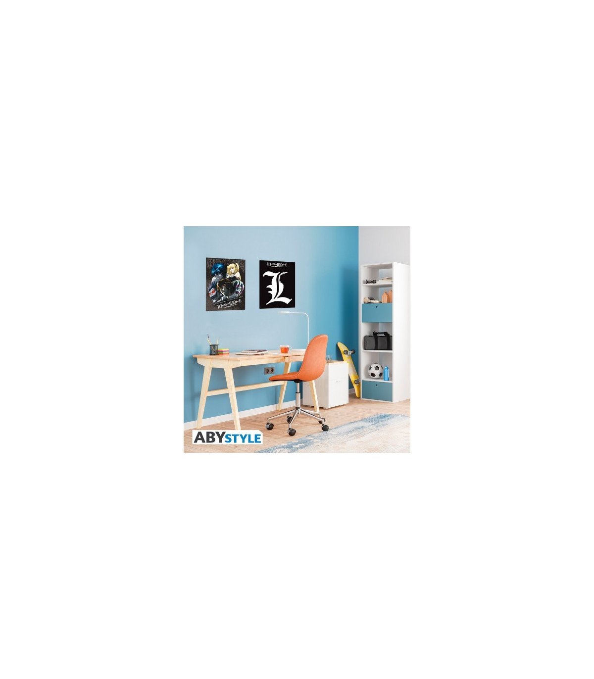 DEATH NOTE - L & GROUPE - SET 2 CHIBI POSTERS - 52X38
