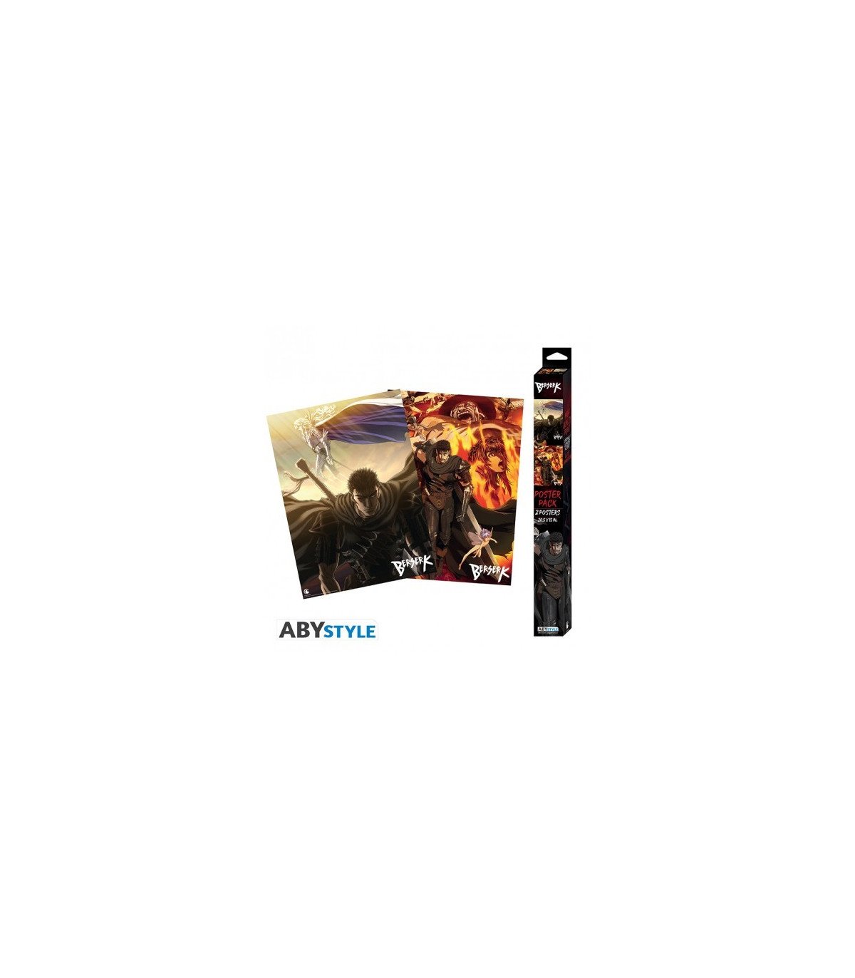 BERSERK - ARTWORKS - SET 2 CHIBI POSTERS 52X38