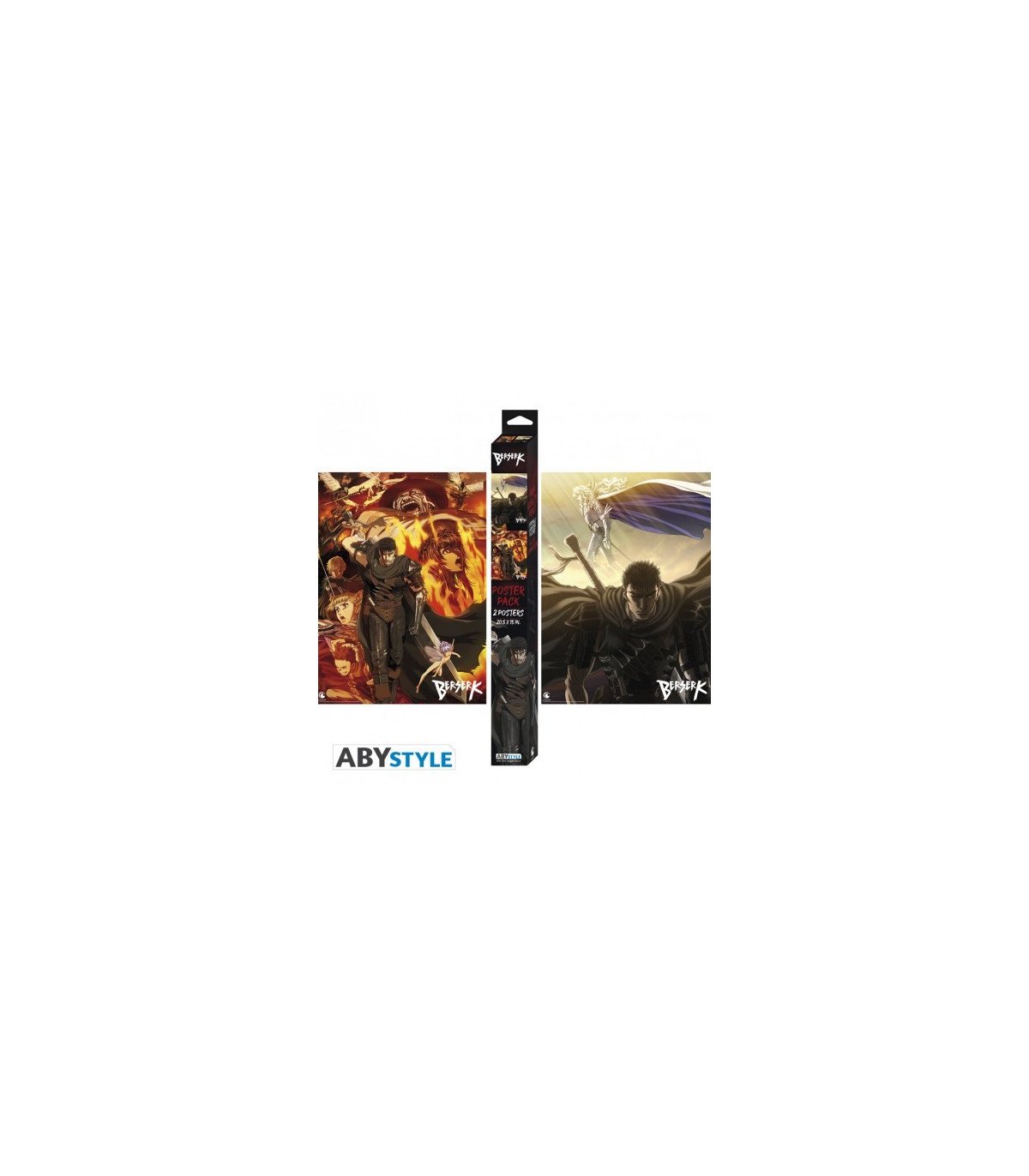 BERSERK - ARTWORKS - SET 2 CHIBI POSTERS 52X38
