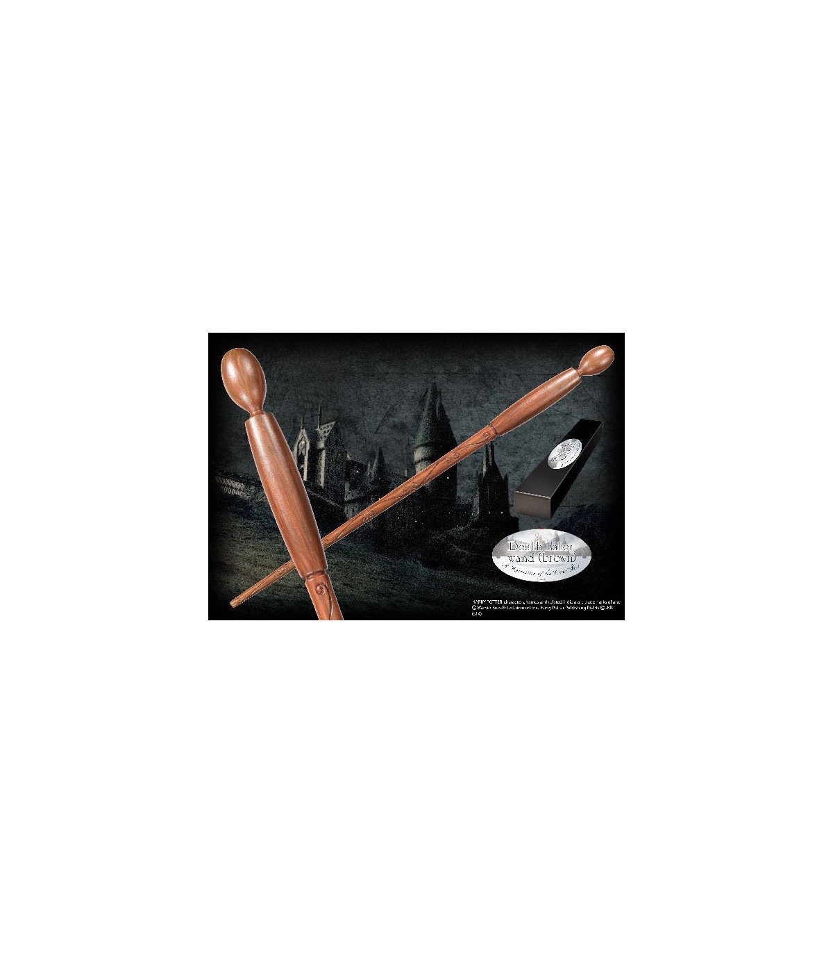 HARRY POTTER - BAGUETTE DE MANGEMORT (MARRON) 38 CM